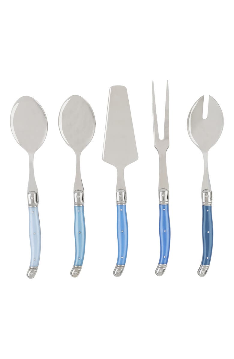 FRENCH HOME Laguiole 5 Piece Hostess Set - Shades of Blue, Alternate, color, Shades Of Blue
