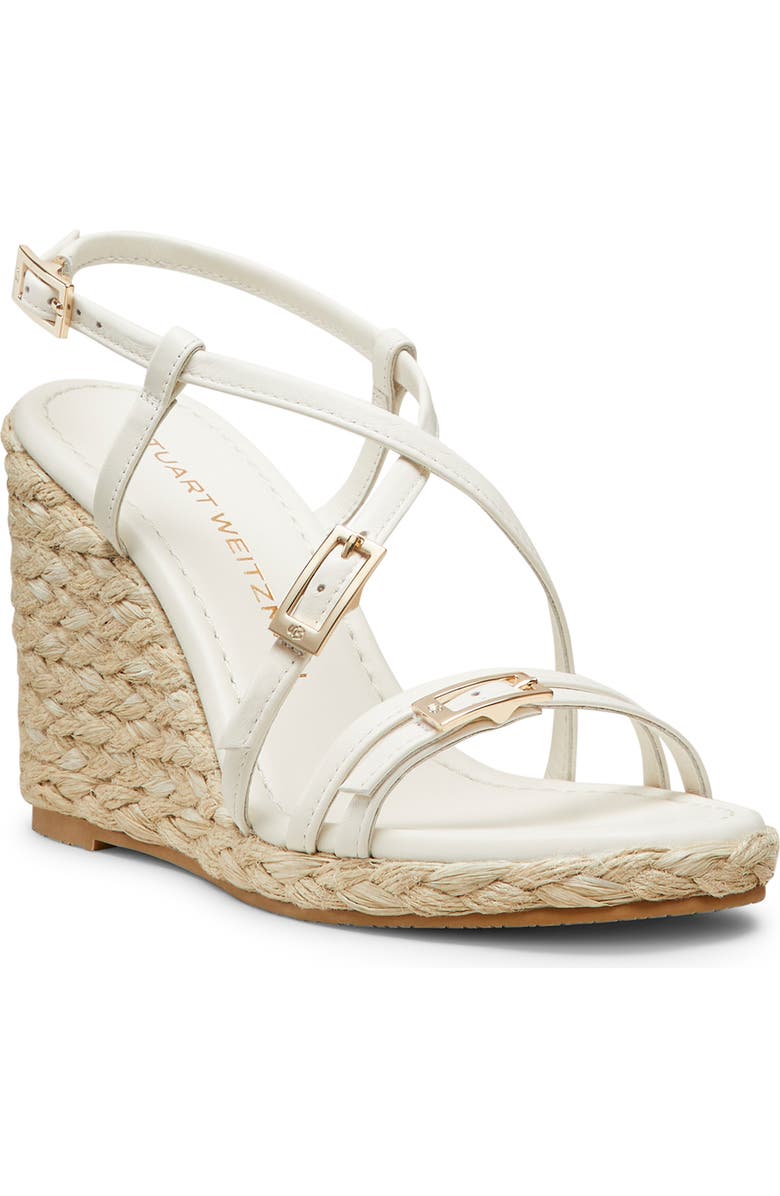 Stuart Weitzman Georgie Espadrille Wedge Sandal, Main, color,