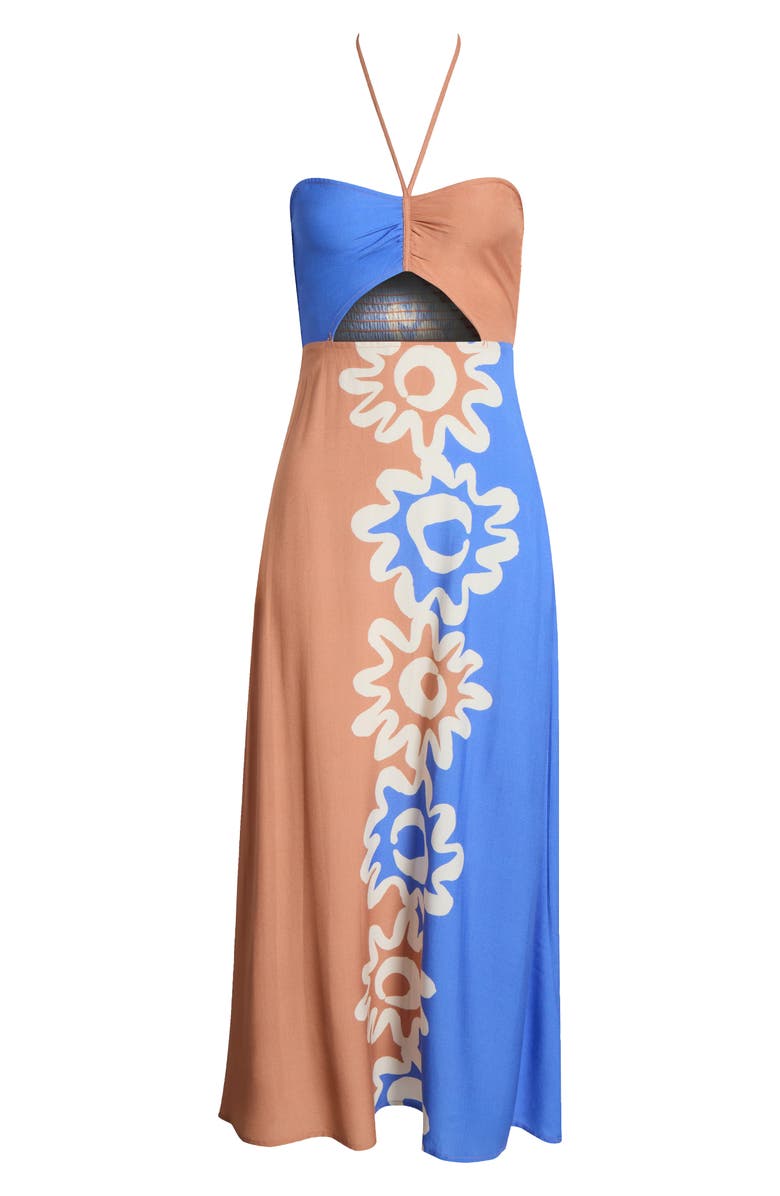 Billabong Trippin Dippin Cutout Sundress, Alternate, color, Sunburnt