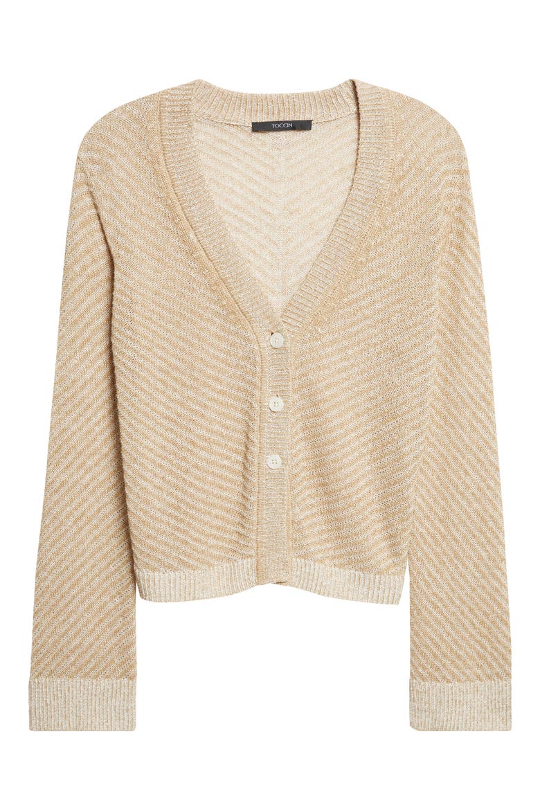 Bobby V-Neck Linen Cardigan, Alternate, color, DRIFTWOOD