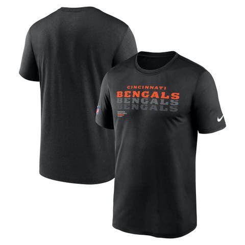 Men's Nike Black Cincinnati Bengals Sideline Legend Performance T-Shirt