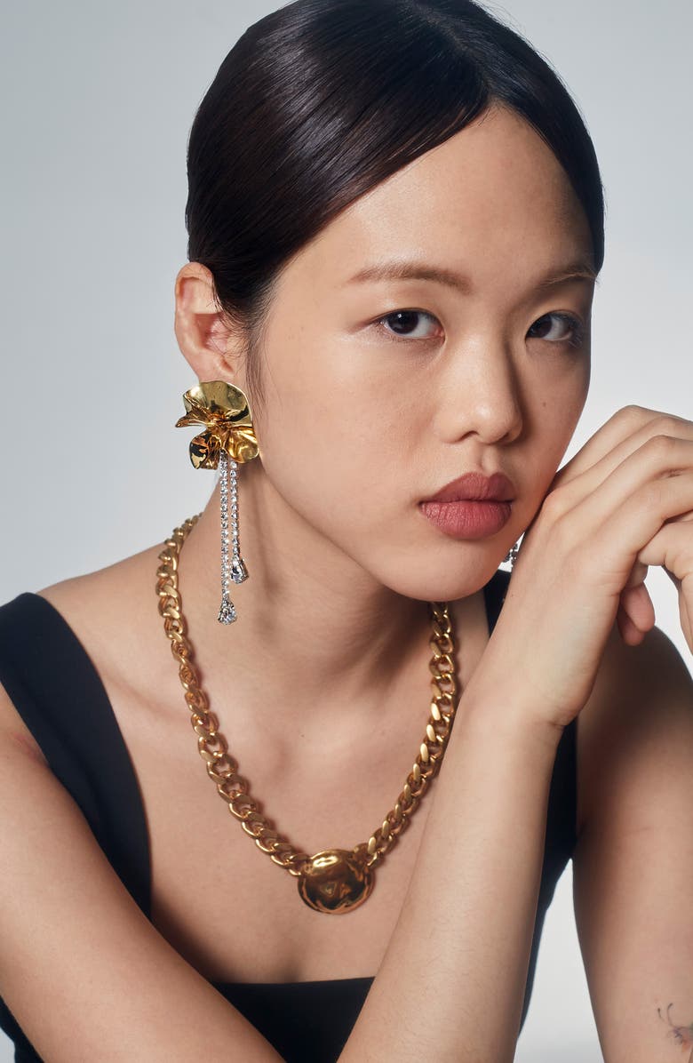 Sterling King Sylvia Crystal Drop Earrings, Alternate, color, 