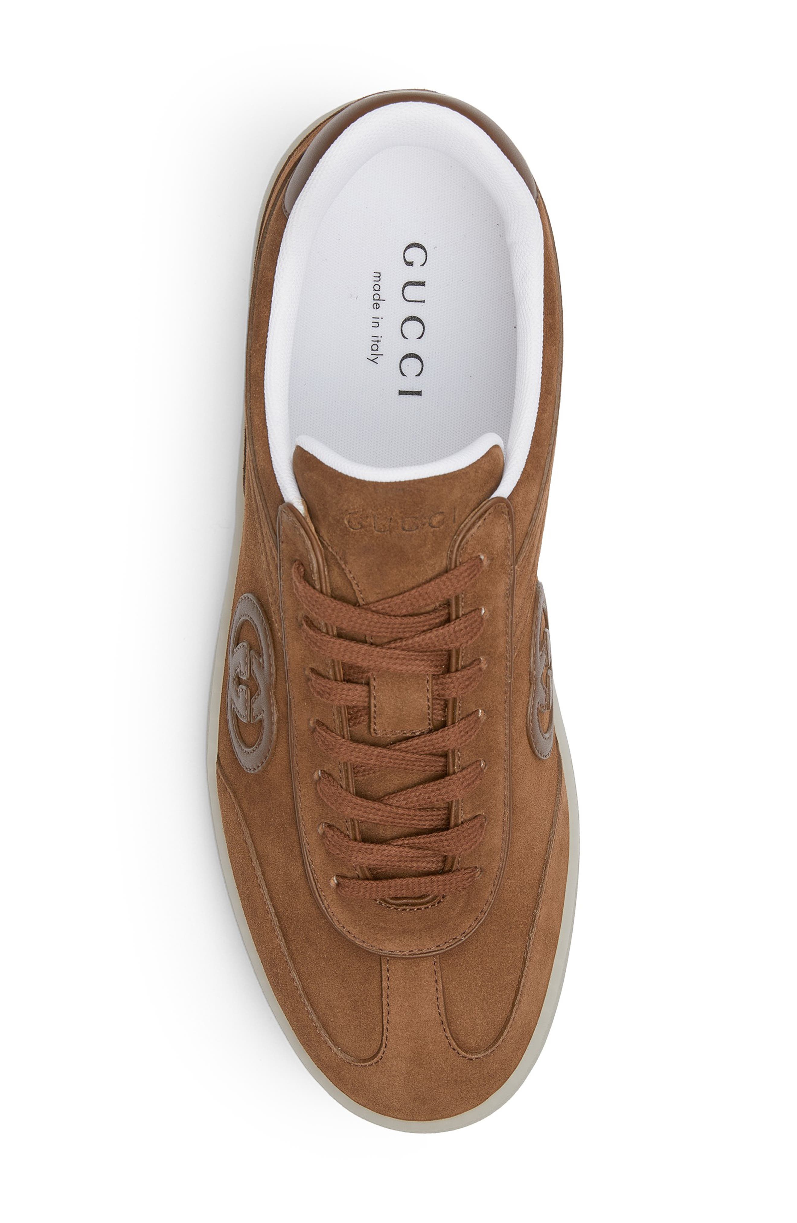 Gucci G75 Low Top Sneaker, Alternate, color, Havana Brown