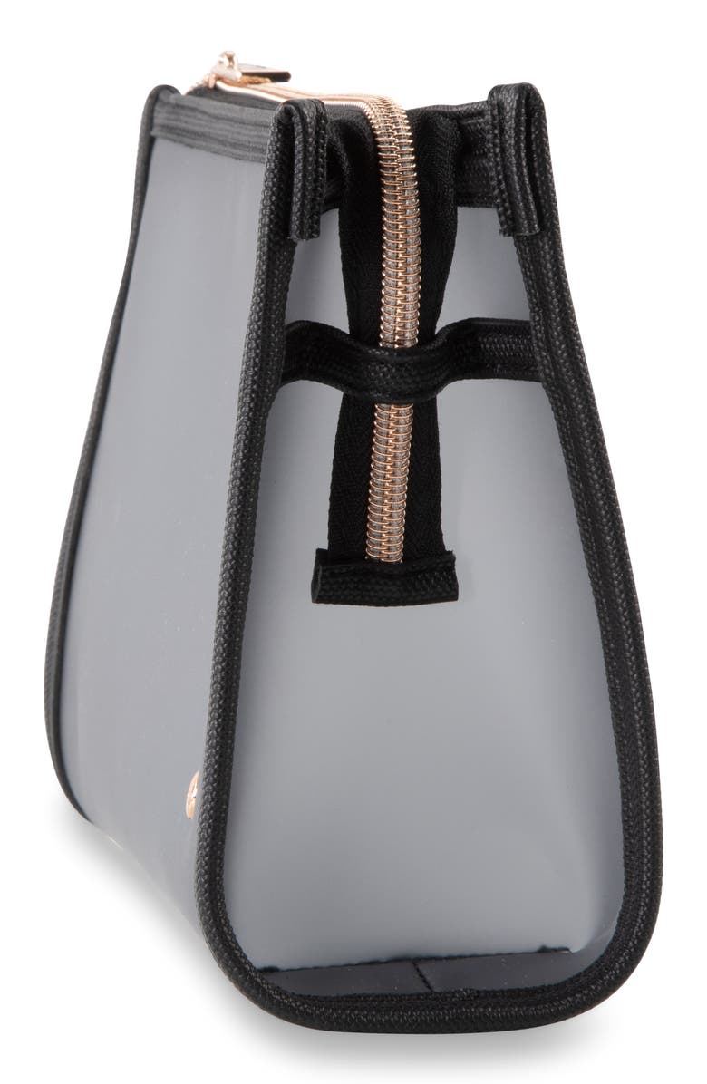 Stephanie Johnson Medium Zip Cosmetic, Alternate, color, Black