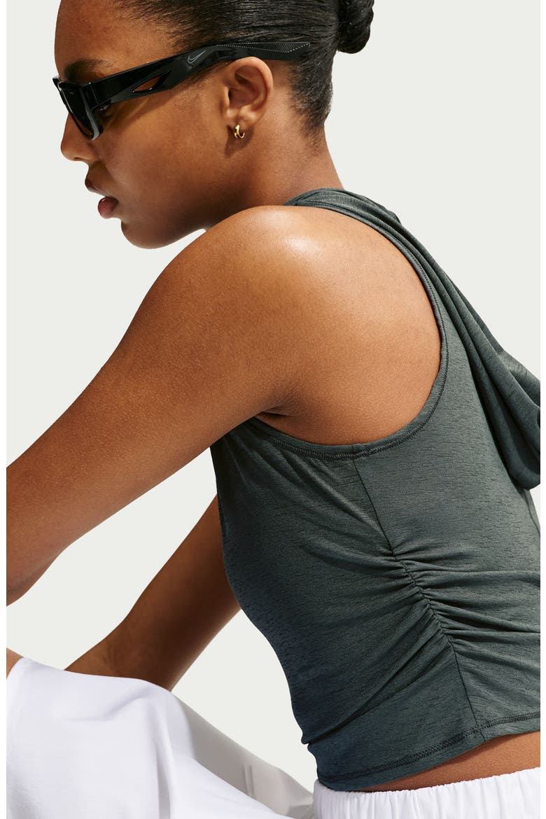 Hooded Cropped Tank, Alternate, color, 303 CMOGRN/WHITE