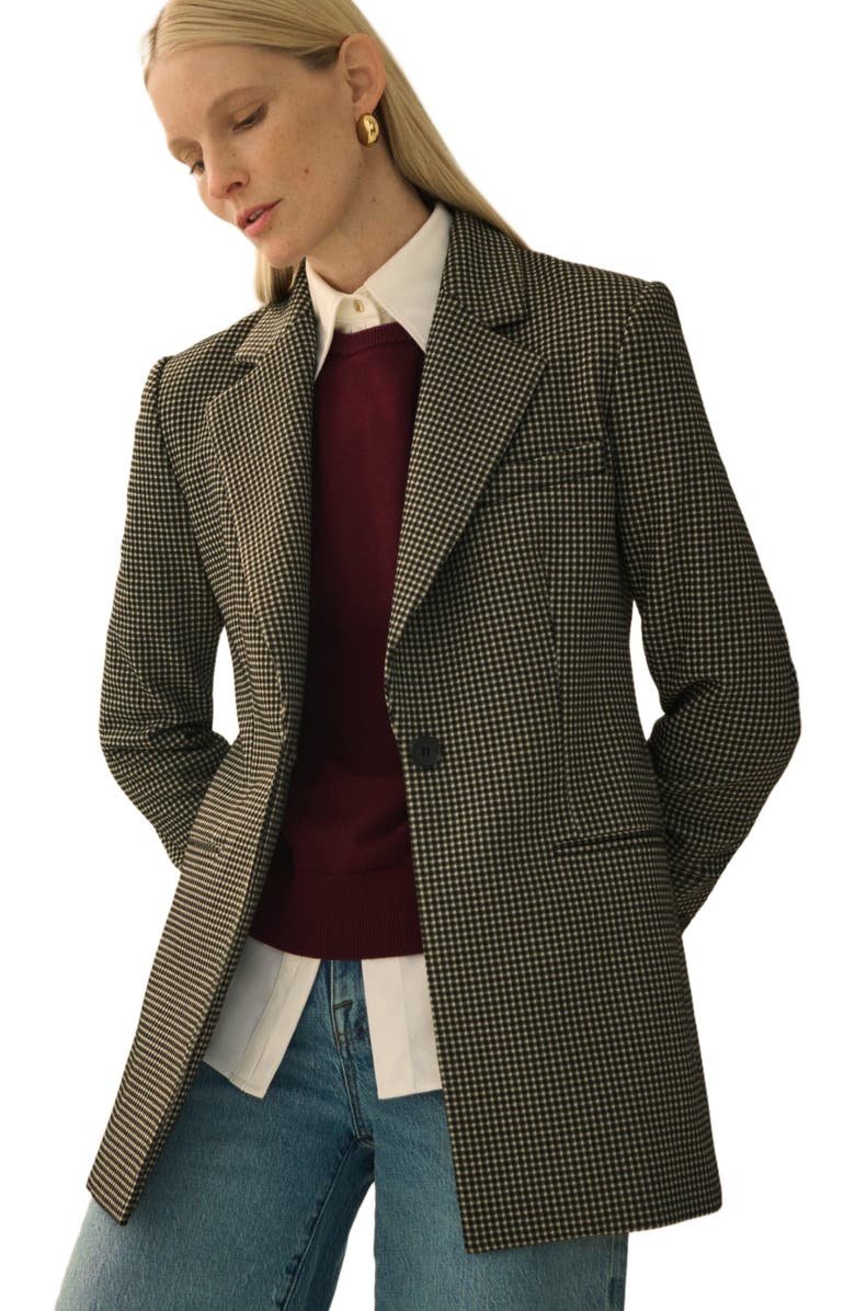 M.M.LaFleur Larissa Pointelle Sweater - Cotton Silk Knit, Alternate, color, 