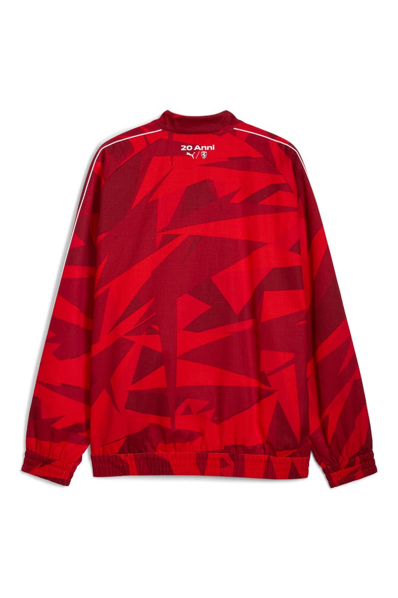 x Ferrari 20 Years of Red Cotton Twill Jacket, Alternate, color, ROSSO CORSA