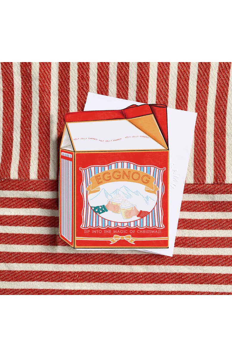 Ramus & Co Eggnog, Slay Wishes, 12 Mugs of Christmas Winter/Holiday/Christmas Greeting Card Pack Sets, Alternate, color, Multi-Pack