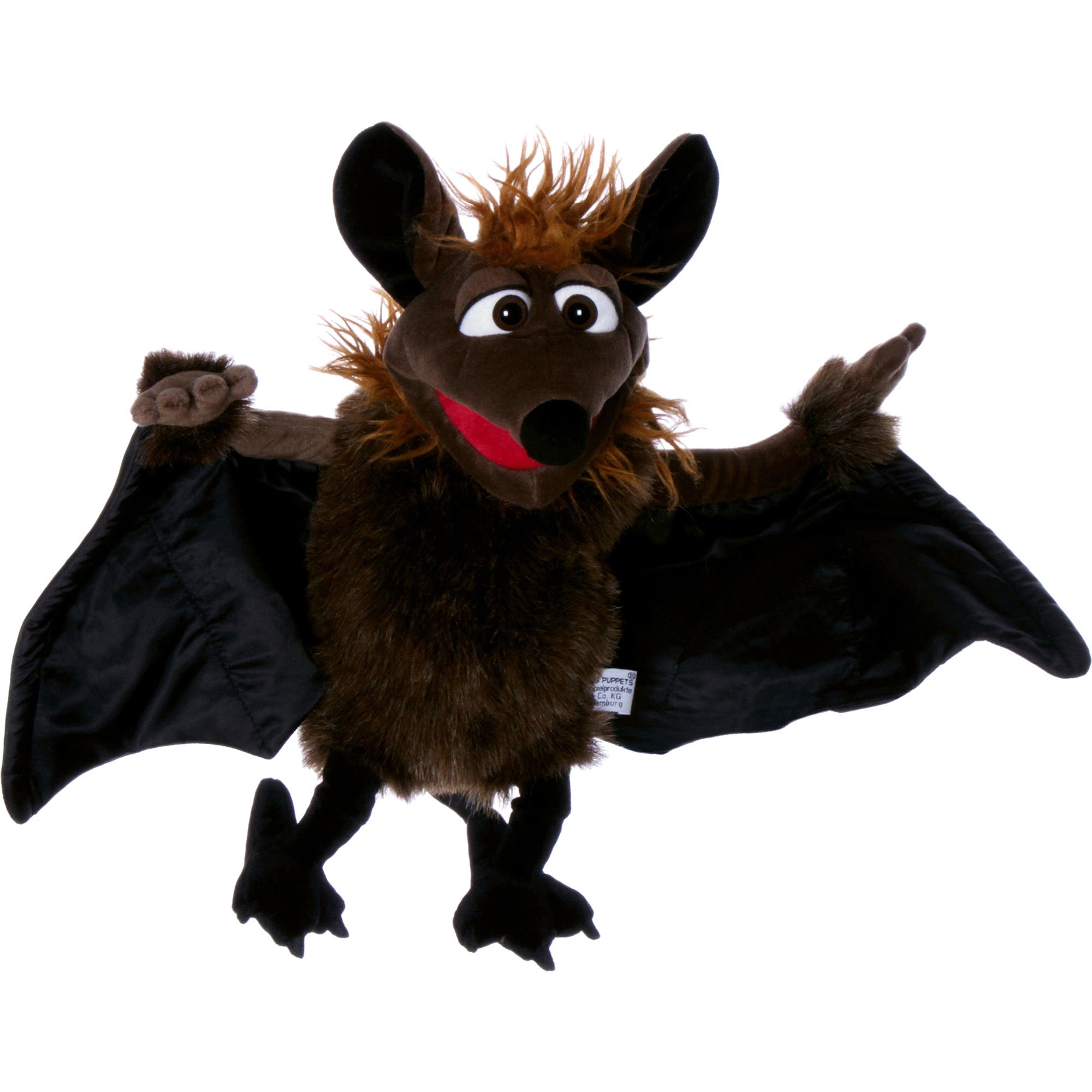 Living Puppets Ren The Flying Bat 26" Plush Hand Puppet in Brown 