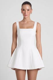 LEAU Ysabelle Babydoll Corset Mini Dress