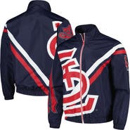 Mitchell & Ness Men's Mitchell & Ness Navy St. Louis Cardinals Exploded Logo Warm Up Full-Zip Jacket