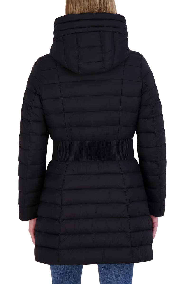 Tahari Irene Hooded Puffer Jacket, Alternate, color, 