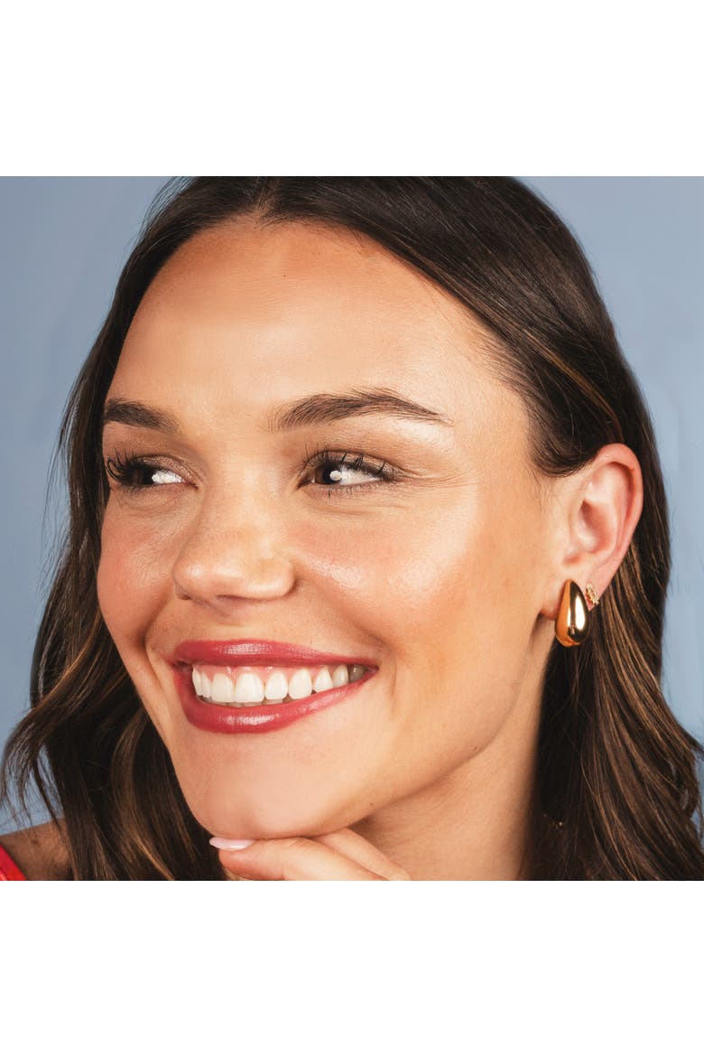 Gold Teardrop Earrings, Alternate, color, Yellow Gold