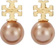 Tory Burch Faux Pearl Stud Earrings
