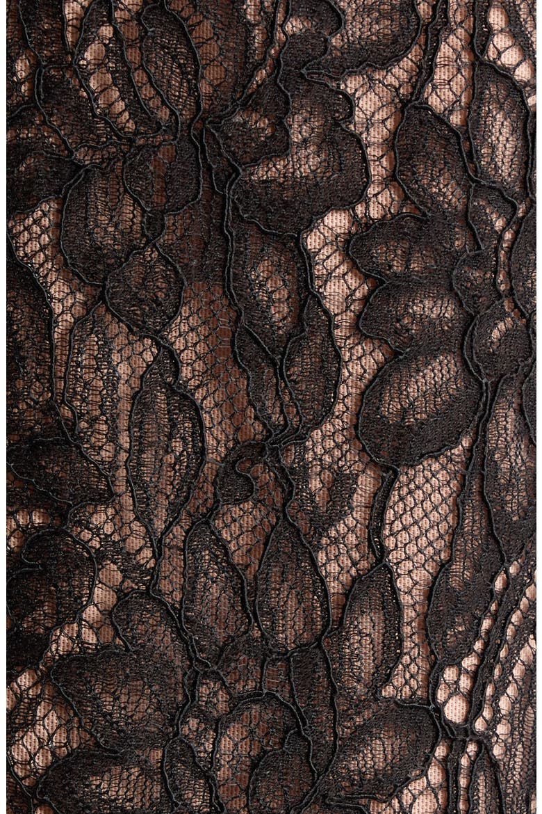 Eviara Lace Sleeveless Minidress, Alternate, color, BLACK