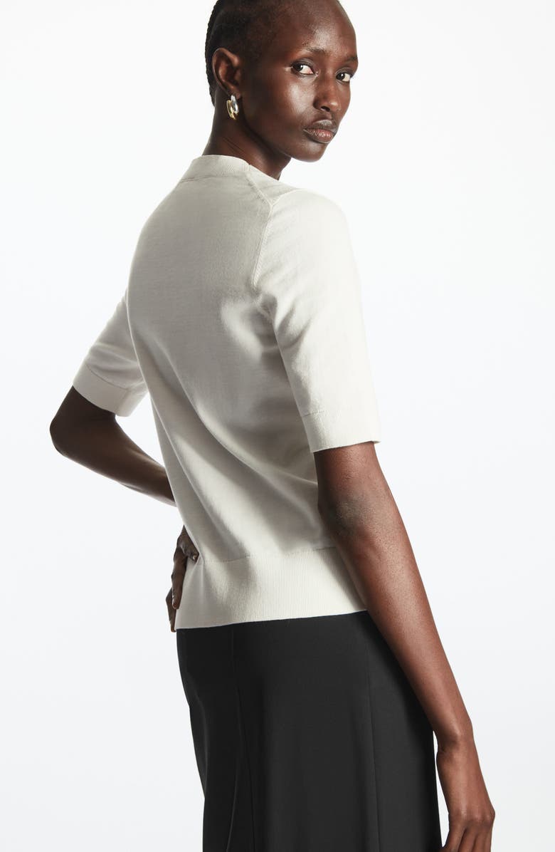 COS Short Sleeve Sweater, Alternate, color,