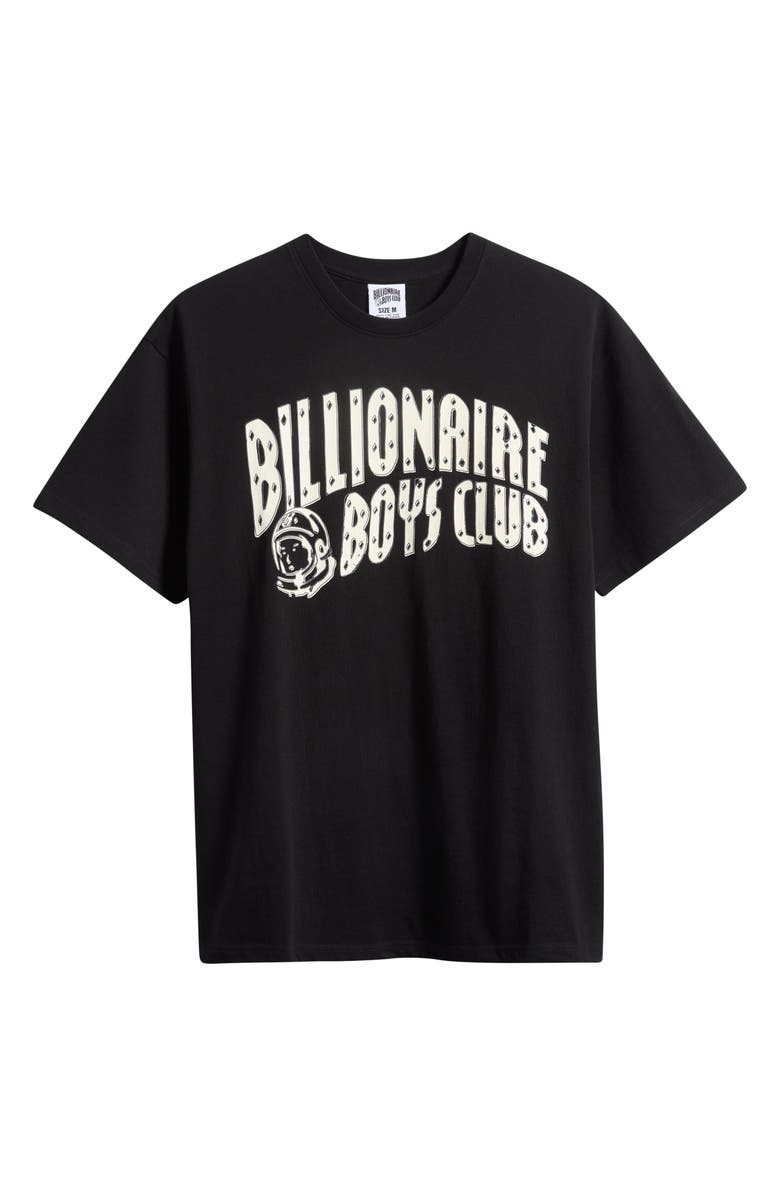 Billionaire Boys Club Curve Logo Graphic Cotton T-Shirt, Alternate, color, Black
