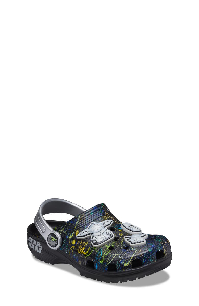 CROCS Kids' Classic Star Wars<sup>®</sup> Grogu Clog with Jibbitz, Main, color, 