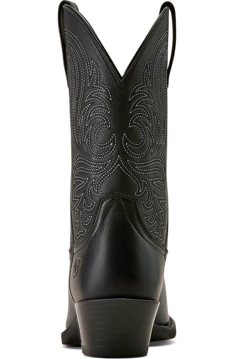 Ariat Sport Lawman Square Toe Cowboy Boot, Alternate, color, Black