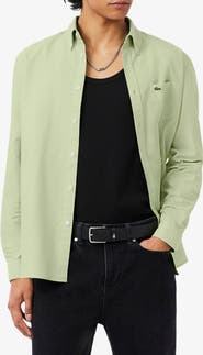 Lacoste Regular Fit Oxford Button-Down Shirt