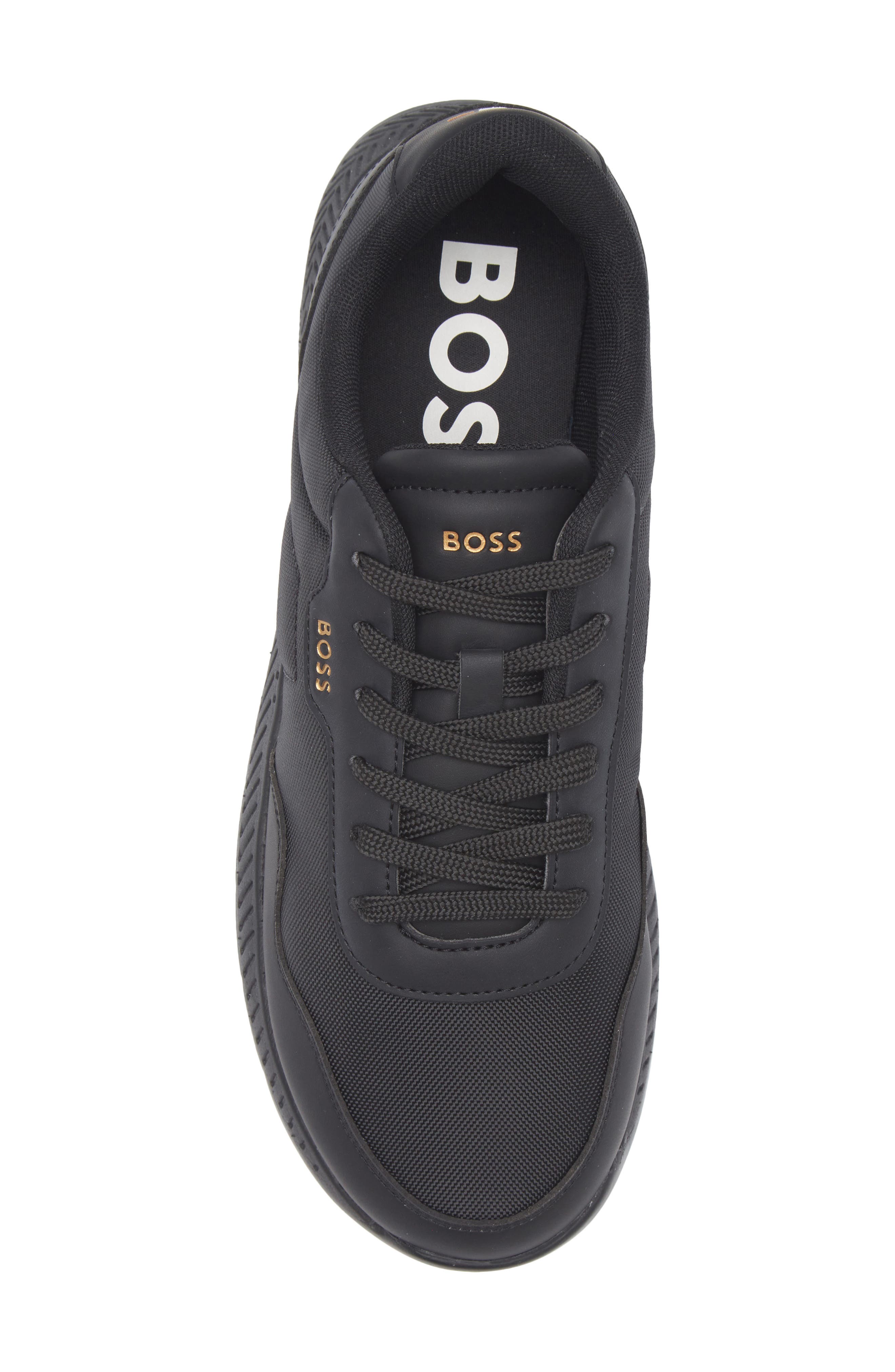 BOSS Titanium Runn NYPU Sneaker, Alternate, color, Black