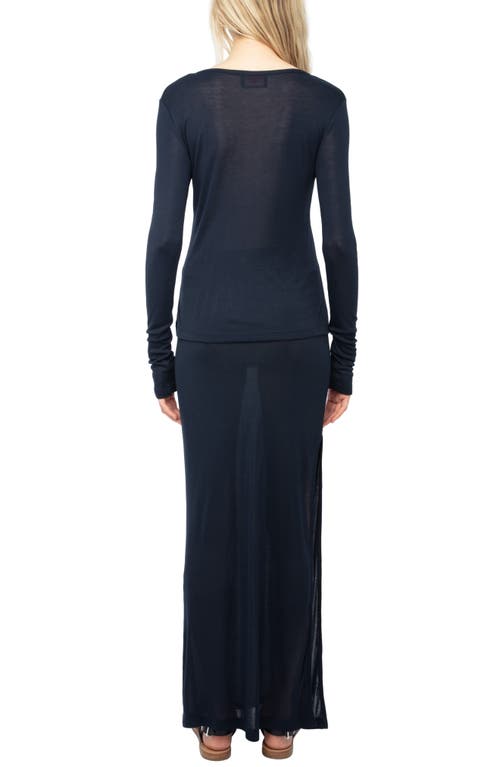 Zadig & Voltaire Tina Keyhole Neck Knit Top