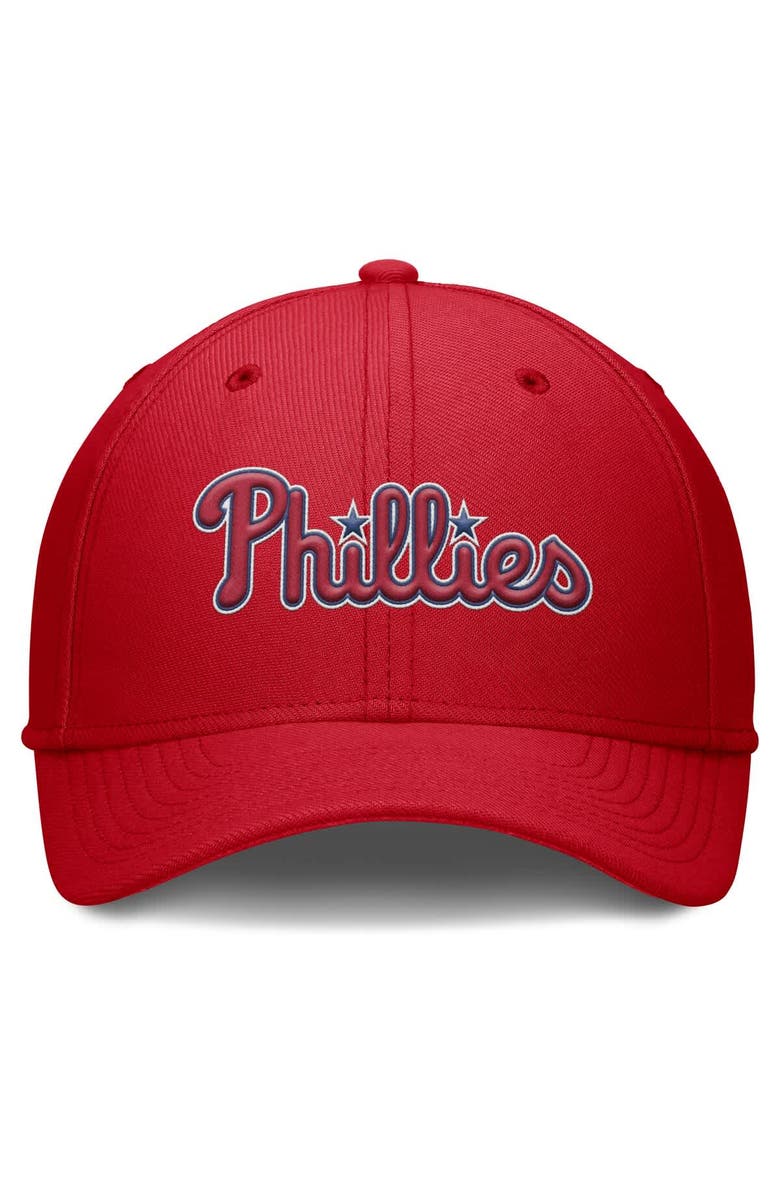 Nike Men's Nike Red Philadelphia Phillies Rise Performance Flex Hat, Alternate, color, Red