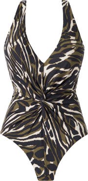 Magicsuit® Safari Sands Drew Strappy One-Piece Swimsuit