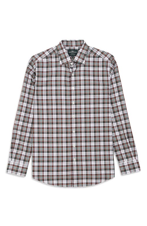 Rodd & Gunn Polstead Plaid Cotton Twill Button-up Shirt In Forest