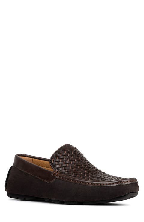 Damiano Woven Moc Toe Loafer (Men)