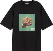 CRIMINAL DAMAGE Fist of Gold Crewneck T-Shirt