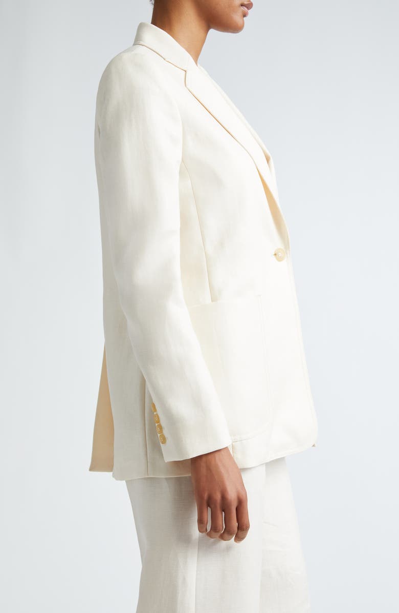 Max Mara Boemia Linen Suiting Blazer, Alternate, color,