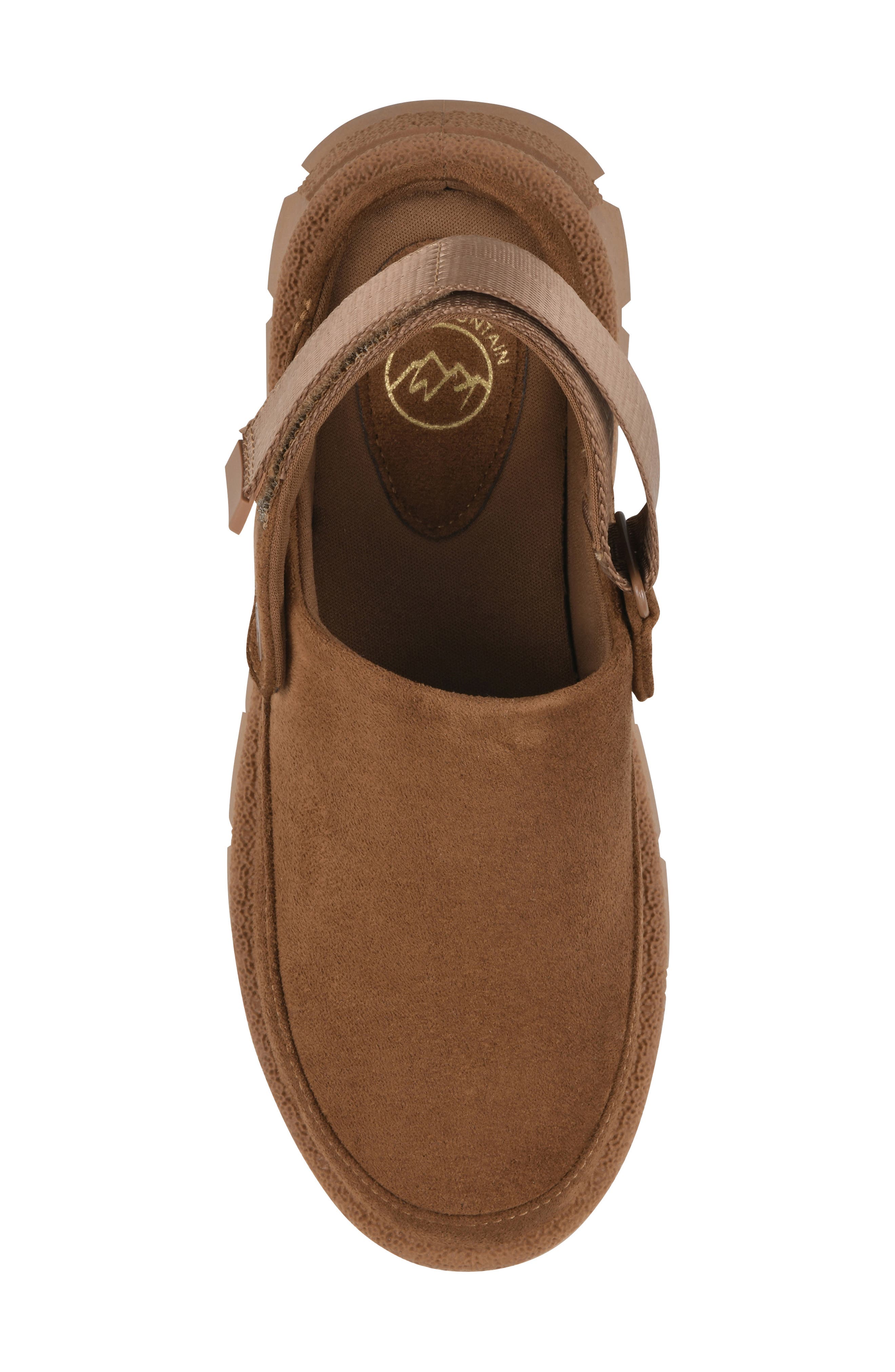 Toddy Platform Clog, Alternate, color, CHESTNUT