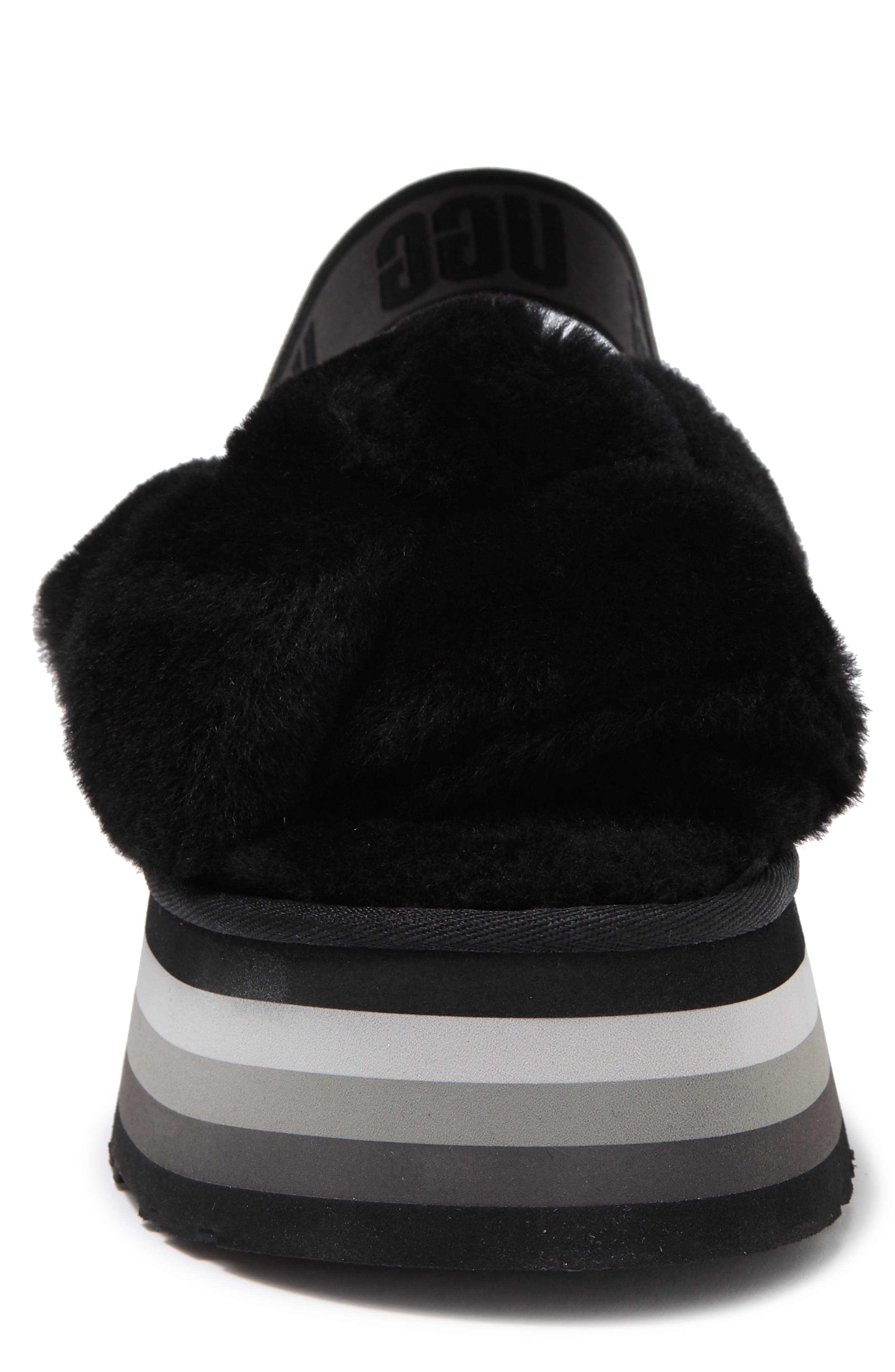 UGG<sup>®</sup> Disco Knot Genuine Shearling Slide, Alternate, color, 