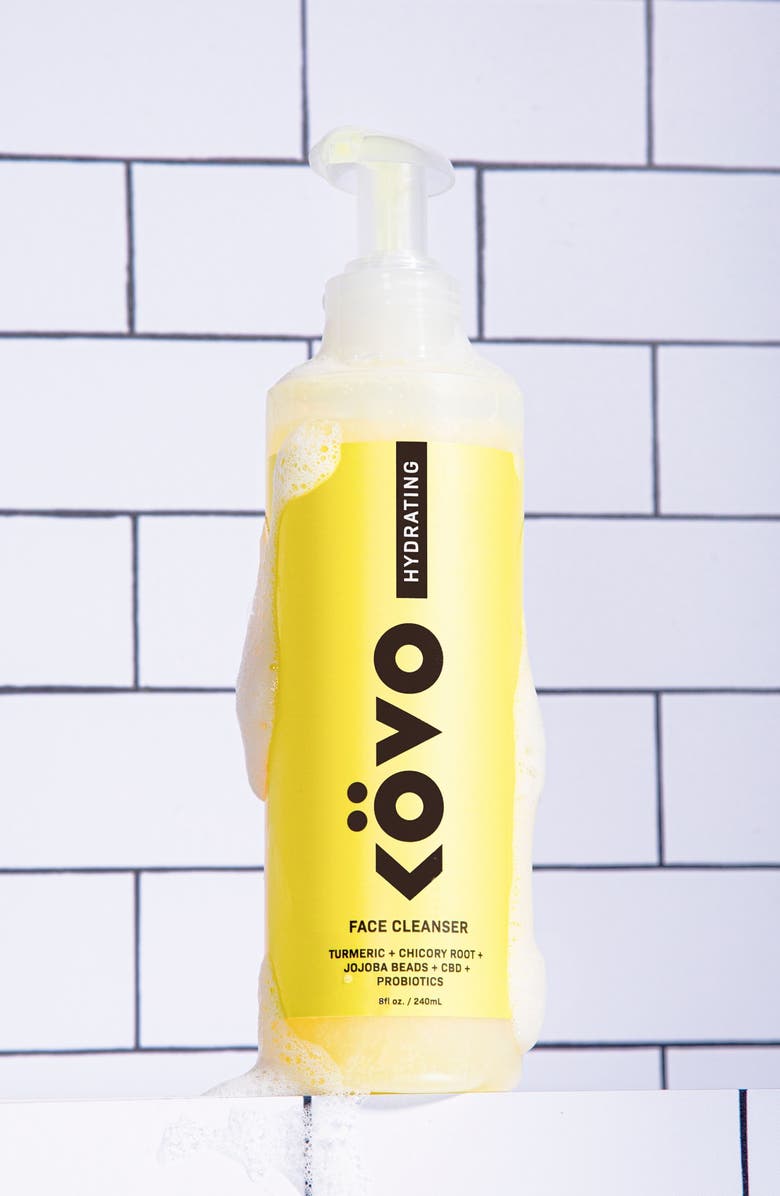 KOVO Essentials Turmeric + CBD Face Cleanser, Alternate, color, 