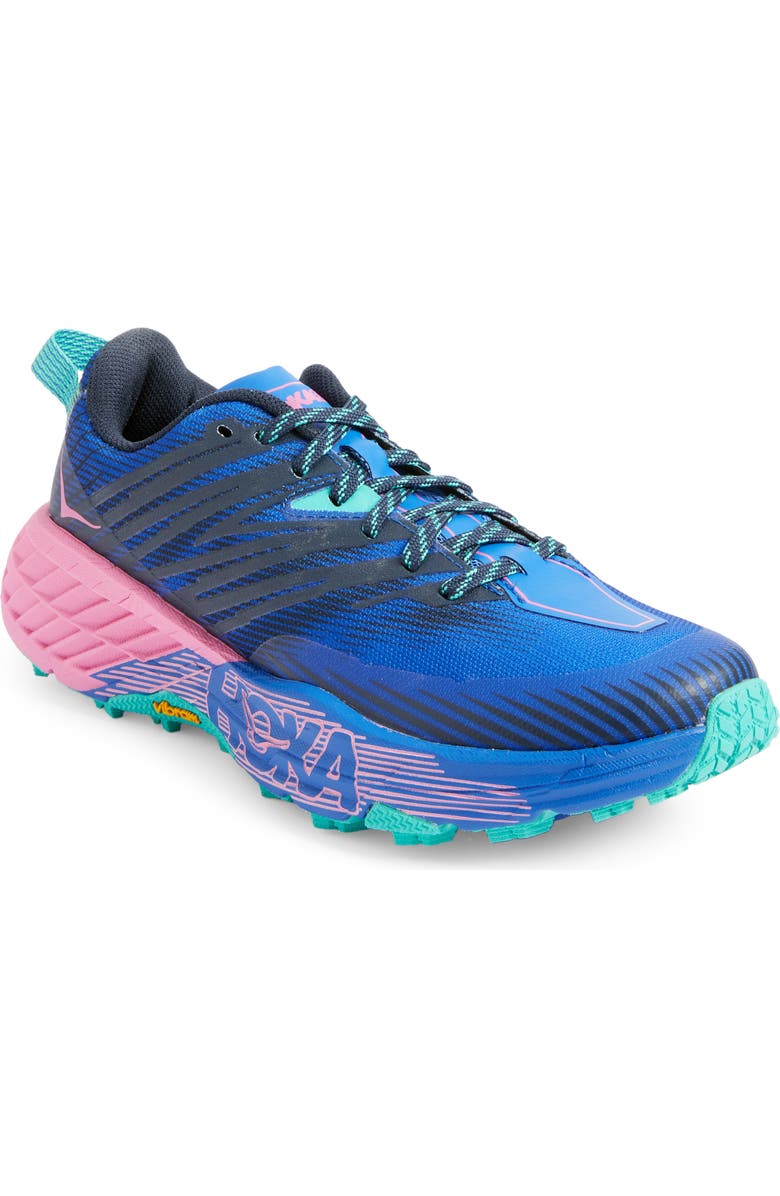 HOKA Speedgoat 4 Trail Running Shoe, Main, color,