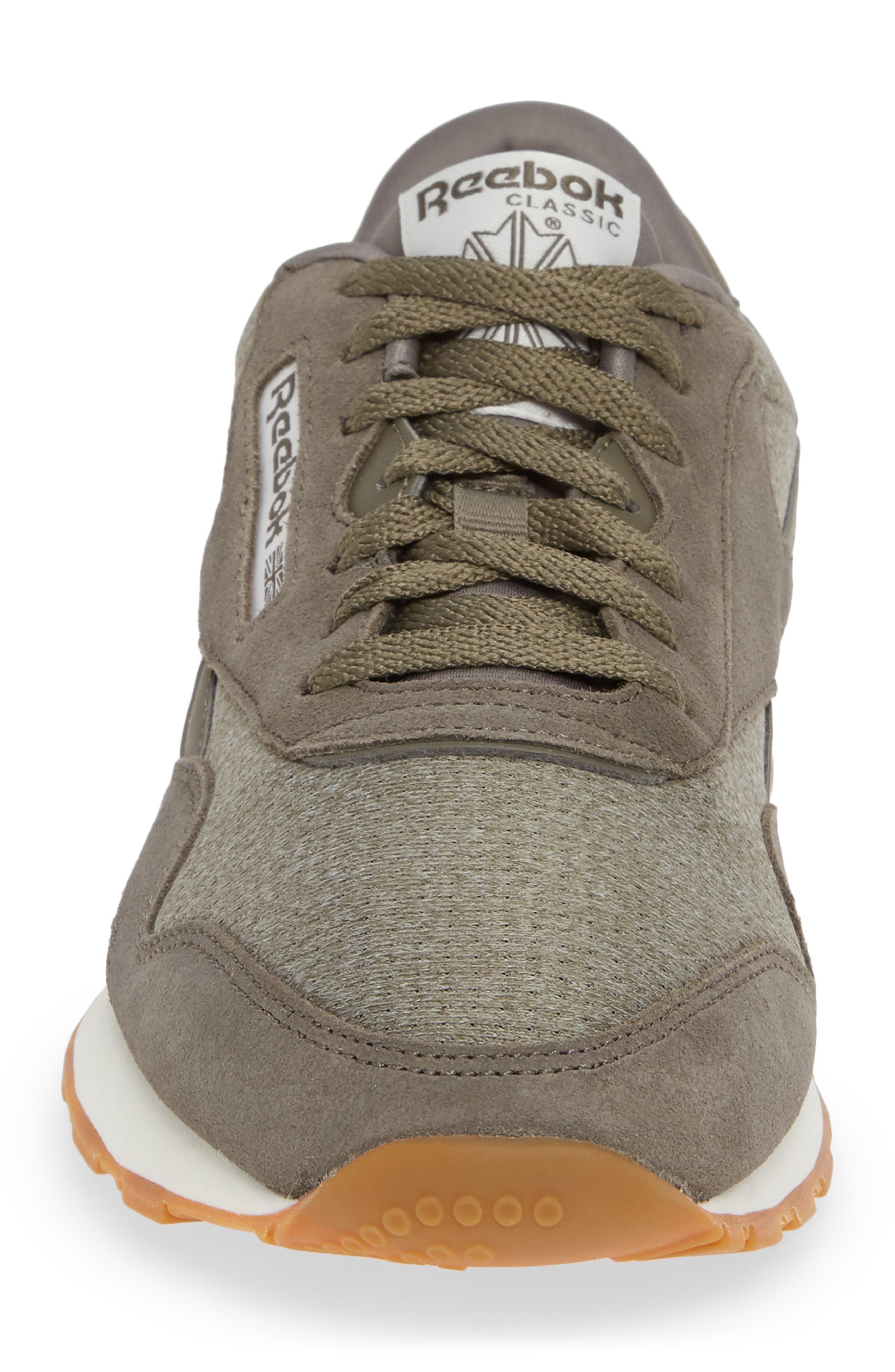 Classic Leather Nylon SG Sneaker, Alternate, color, TERRAIN GREY/ CHALK