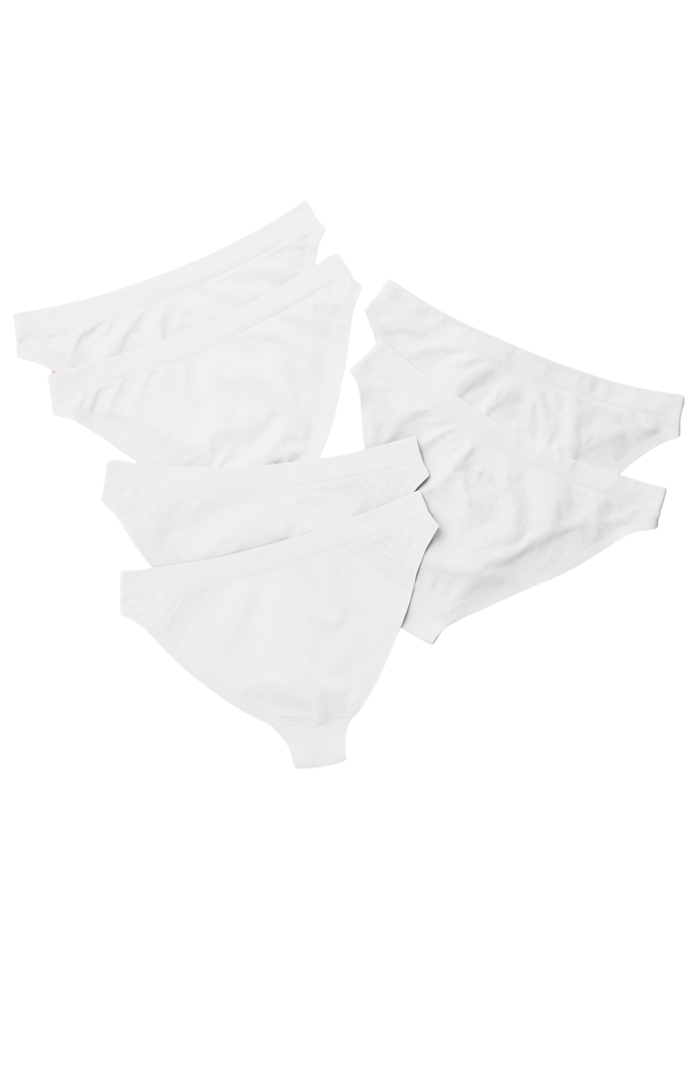 Yellowberry 6PK Scout Seamless Underwear, Alternate, color, Snowflake