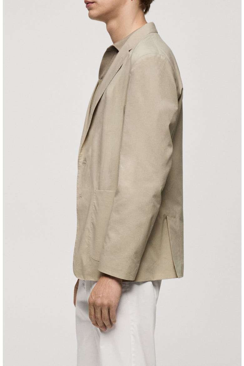 Lightweight Cotton Sport Coat, Alternate, color, BEIGE