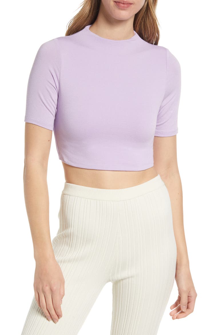 The NW Sweet T Crop Top, Main, color, LAVENDER