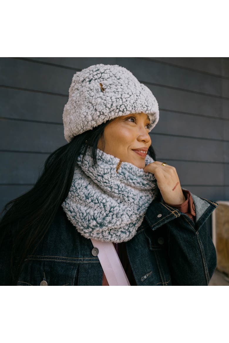 Apres Fleece Tort Hat, Alternate, color, Smoke Blue
