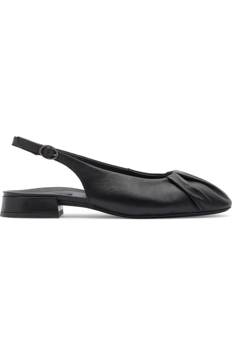 Paul Green Adele Slingback Flat, Alternate, color, Black Soft Nappa