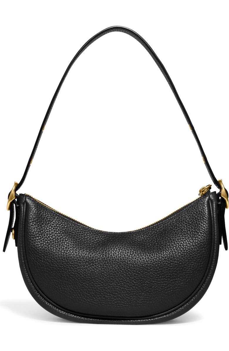 COACH Luna Soft Pebble Leather Shoulder Bag, Alternate, color,