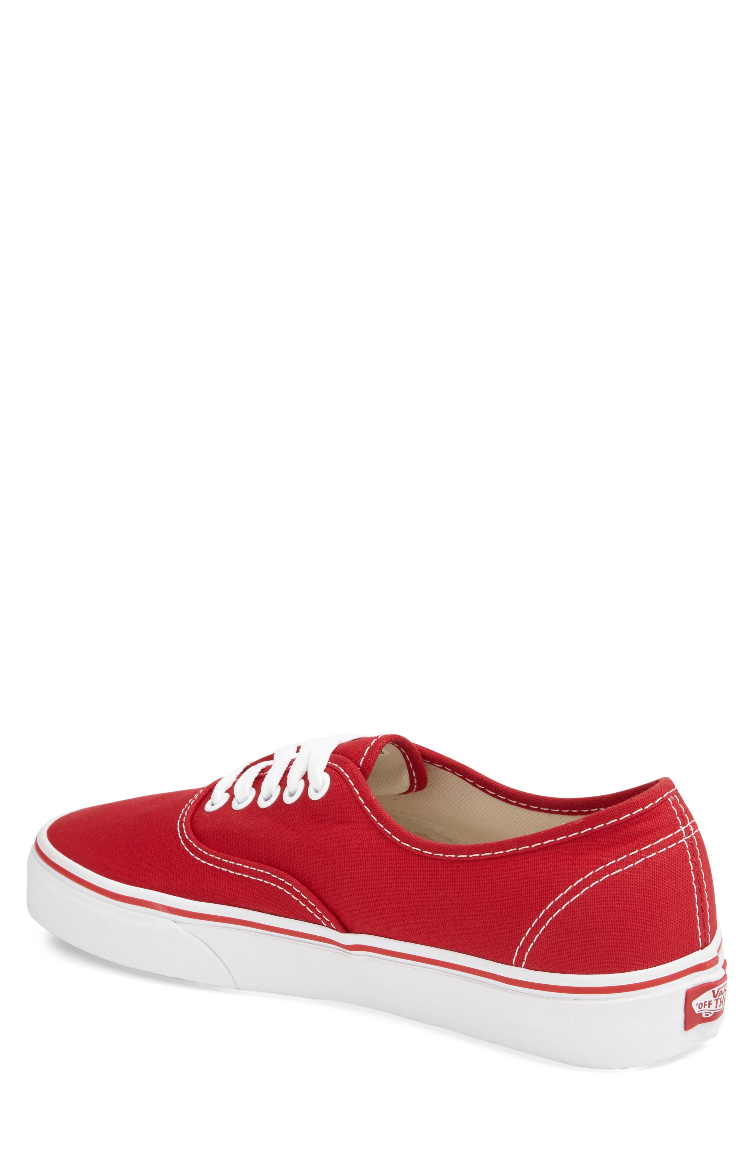 Vans Authentic Sneaker, Alternate, color, Red