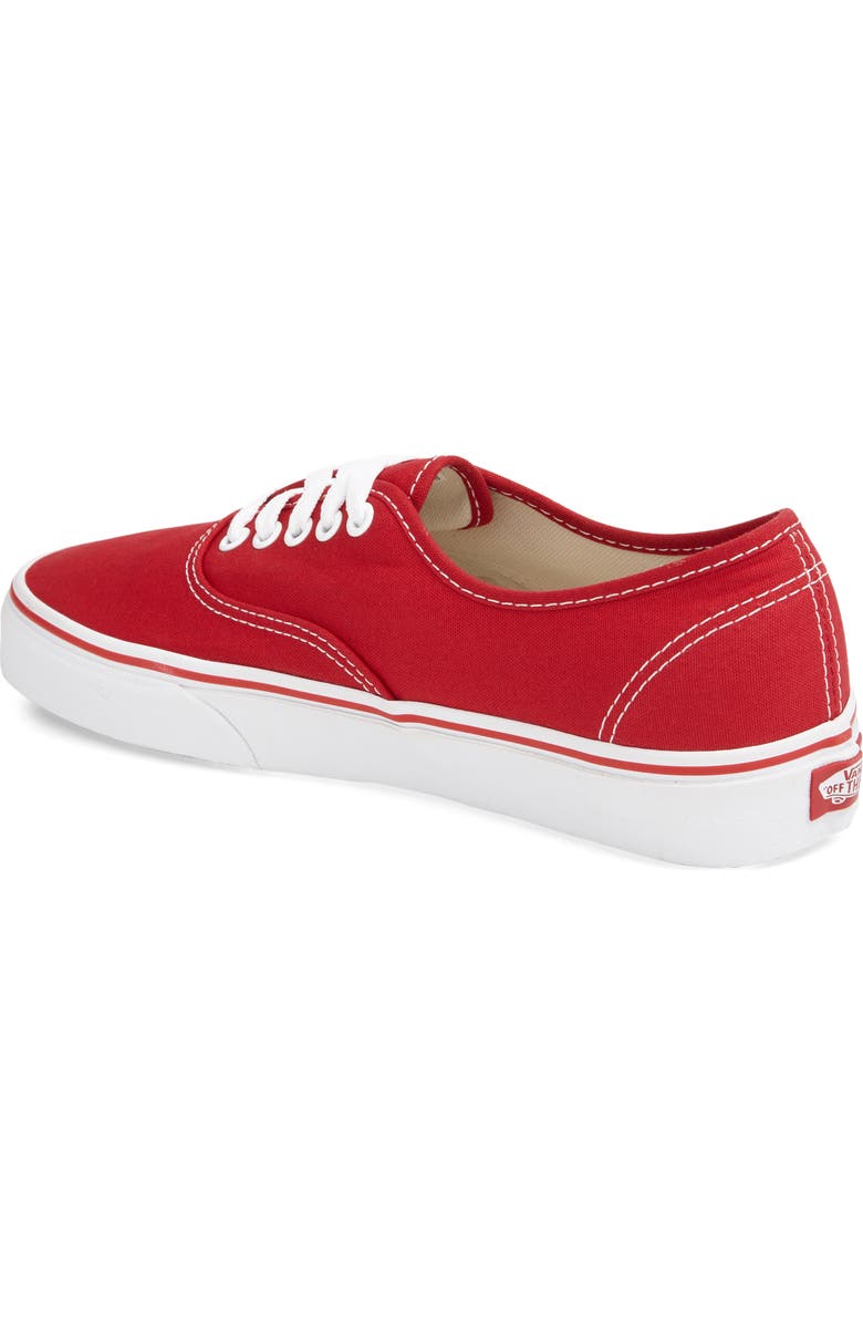 Vans Authentic Sneaker, Alternate, color, Red