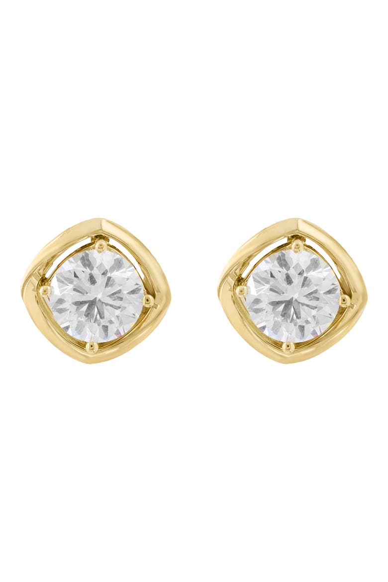 Lab-Grown Diamond Stud Earrings, Main, color, GOLD