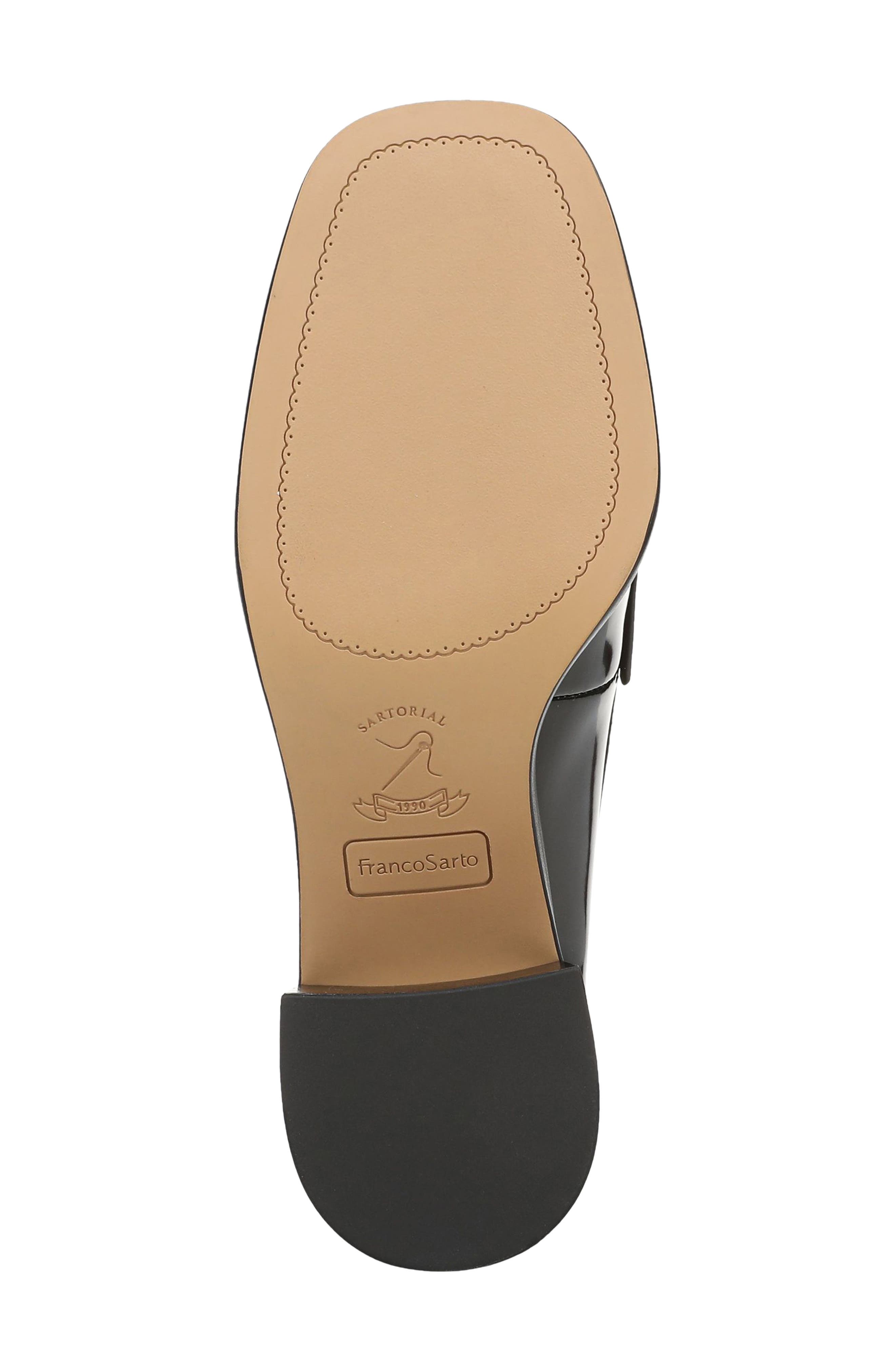 Franco Sarto Elian Kiltie Loafer Pump, Alternate, color, Black