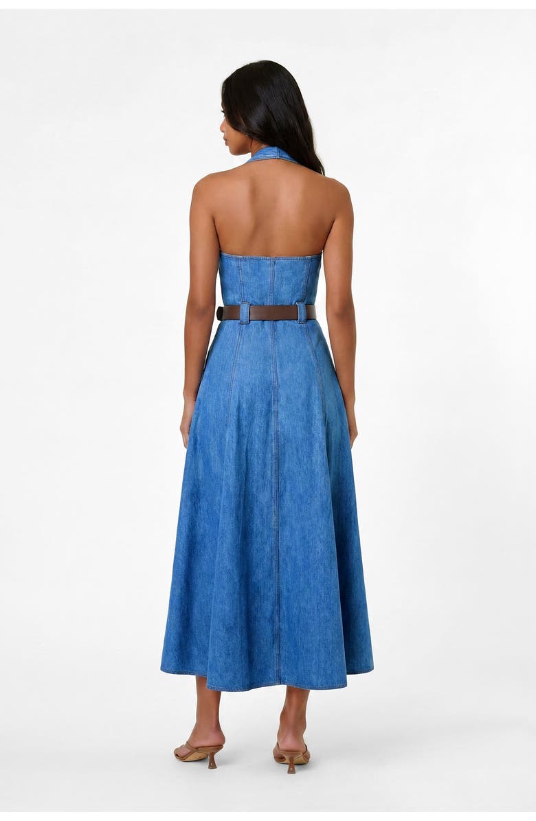 NICHOLAS Anastasia Denim Dress, Alternate, color, Light Wash