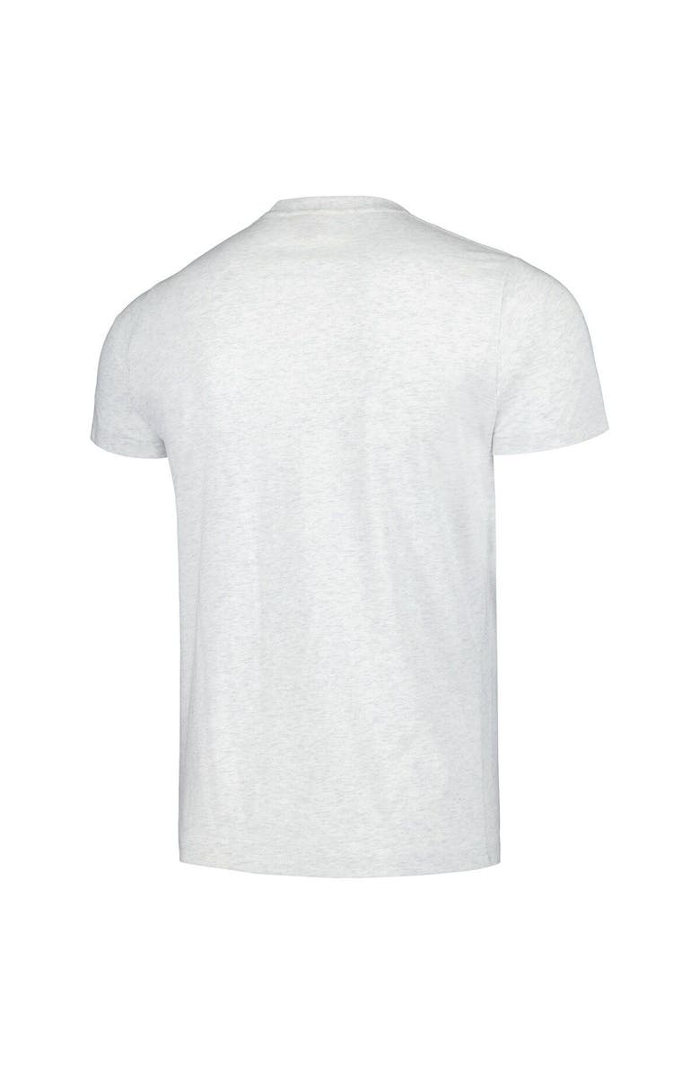 Homage Men's Homage Gray Toronto Blue Jays Doodle Collection Let's Play Ball Tri-Blend T-Shirt, Alternate, color,