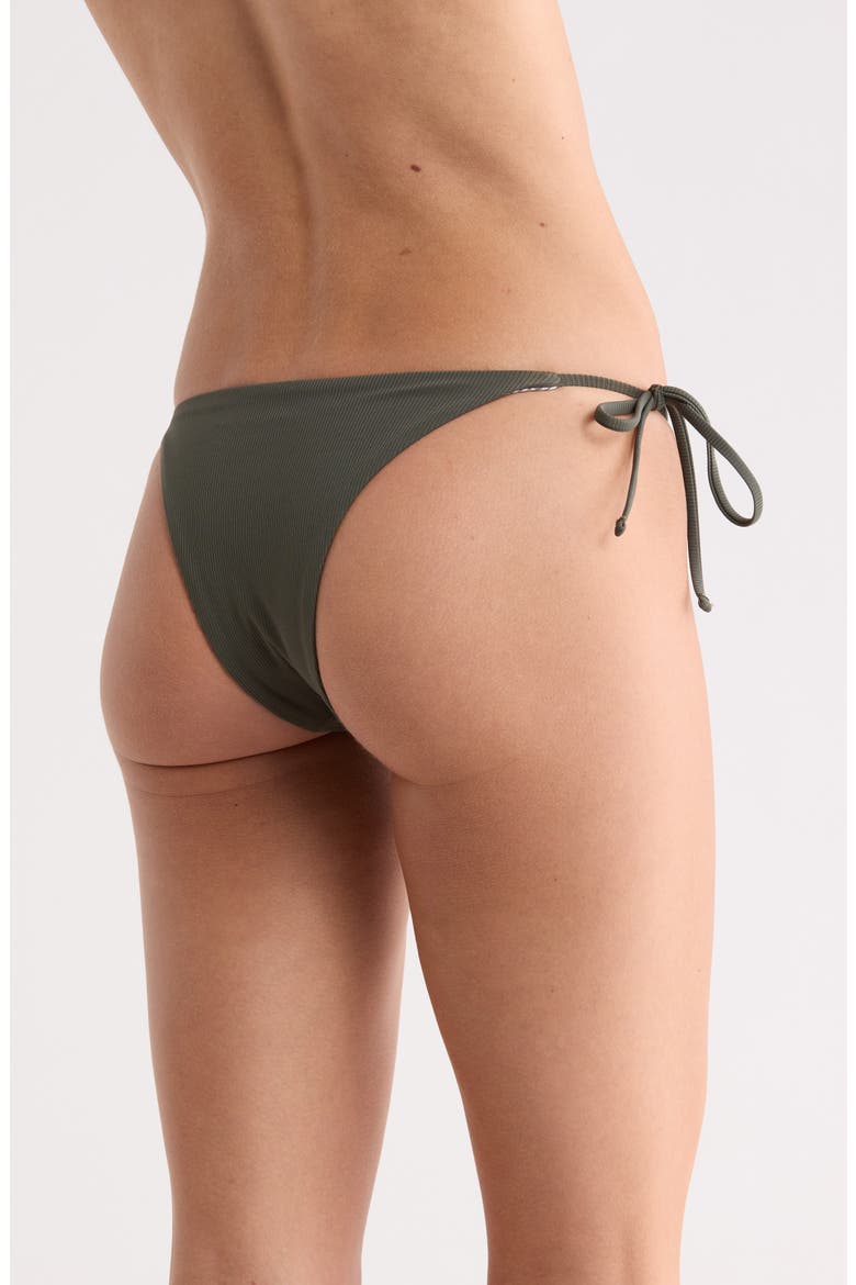 Sunning Side Tie Bikini Bottoms, Alternate, color, GREEN